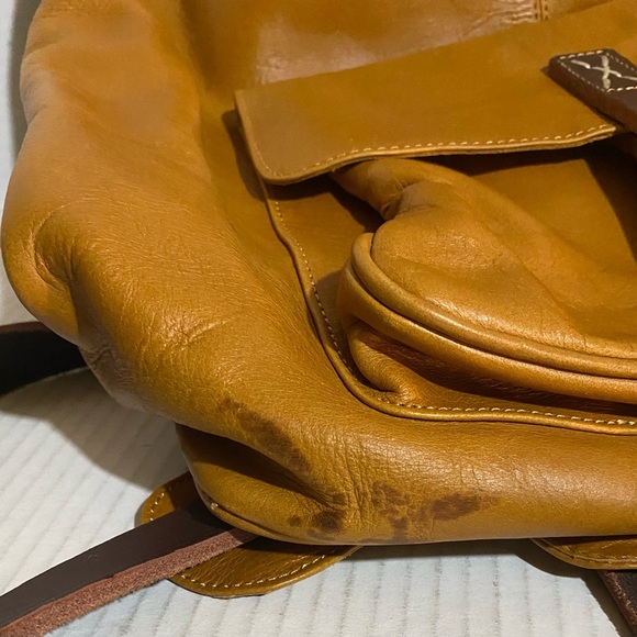 Leaders Brown leather backpack - Picture 11 of 11